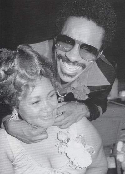 Stevie Wonder and Mother Lula