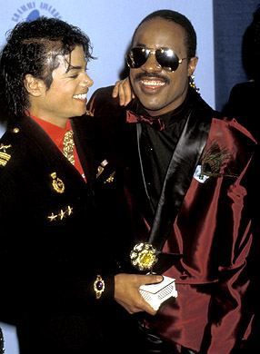 Stevie Wonder and Michael Jackson
